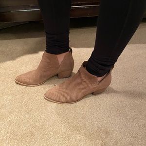 Dolce Vita perforated leather booties